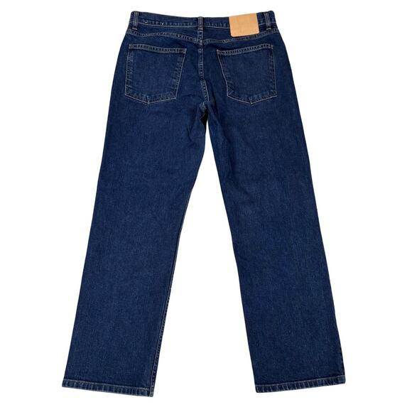 B Sides Indigo Dyed Blue Jeans Women's 30x27 Minimalist Americana